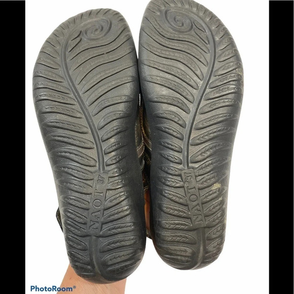 NAOT Metallic Rongo Slingback Comfort Shoe - Picture 8 of 8